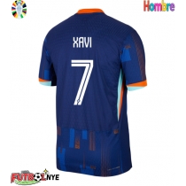 Camiseta Países Bajos Xavi Simons #7 Visitante Equipación Eurocopa 2024 manga corta